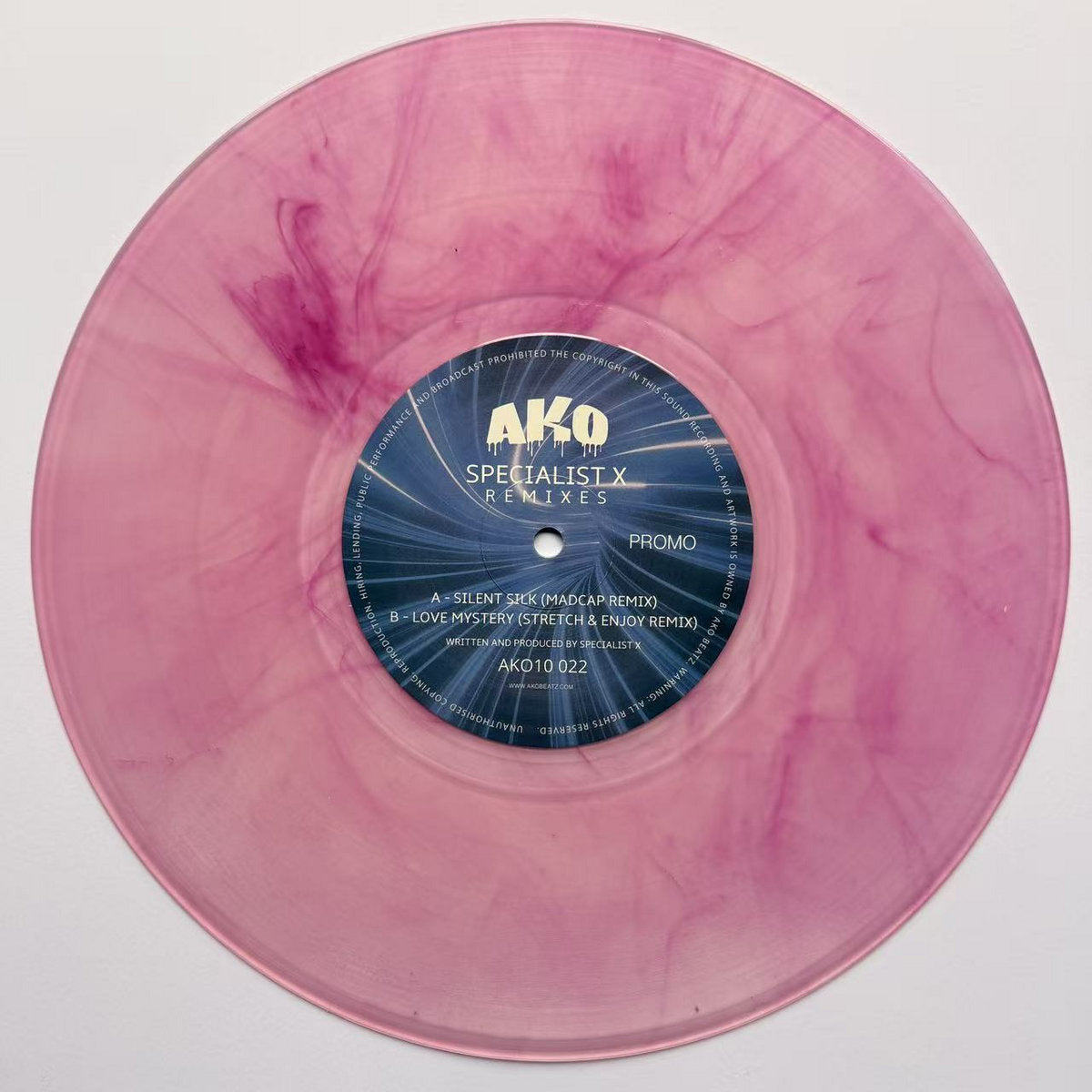 Specialist X - Silent Silk / Love Mystery Remixes (Light Purple Smoke Vinyl) (10" Vinyl)