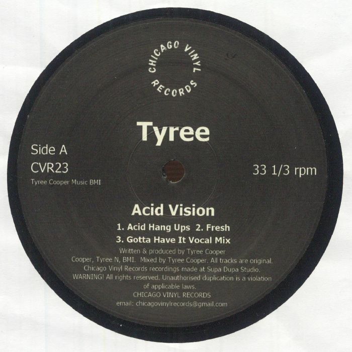 Tyree Cooper - ACID VISION 12"
