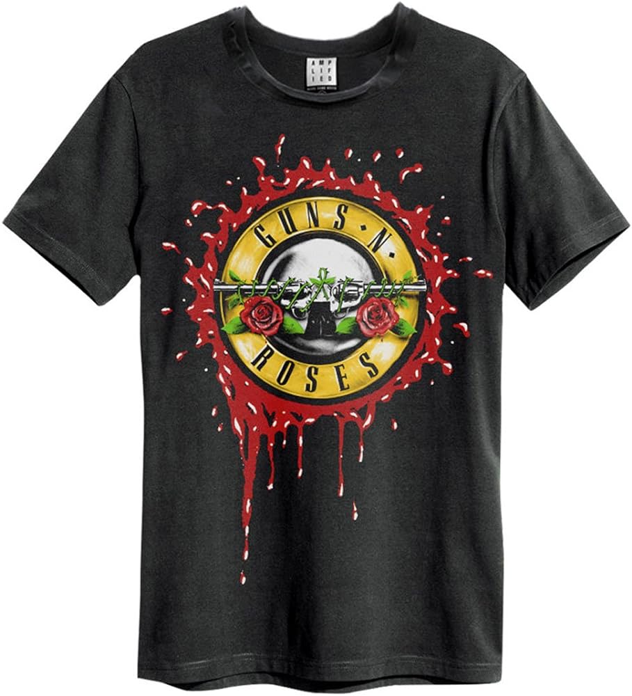 GUNS N' ROSES - Bloody Bullet T-Shirt (Charcoal)