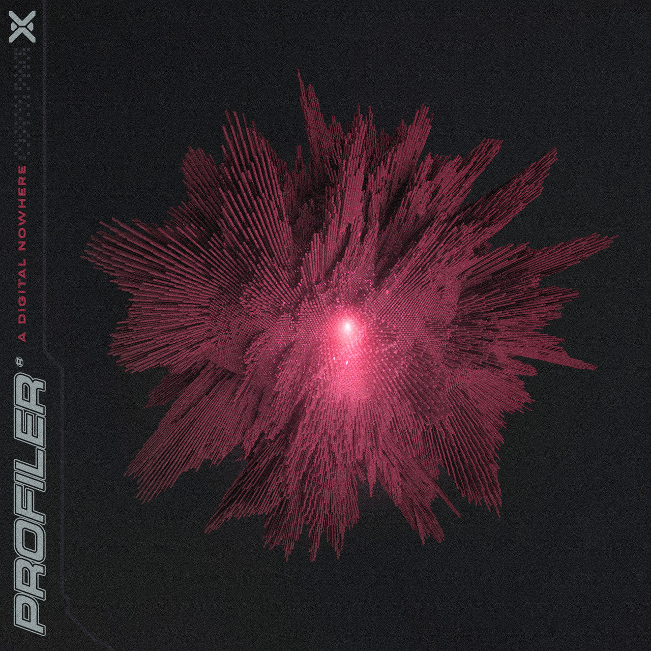 Profiler - A Digital Nowhere (Red with Black Splatter Vinyl)