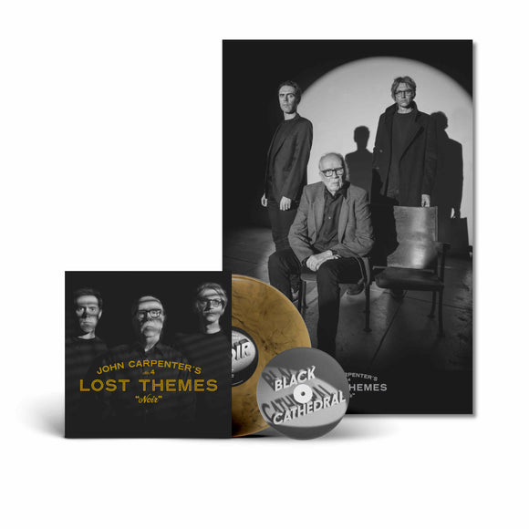 John Carpenter, Cody Carpenter, & Daniel Davies - Lost Themes IV: Noir [Tan and Black Marble Vinyl/Clear 7” with exclusive bonus track]