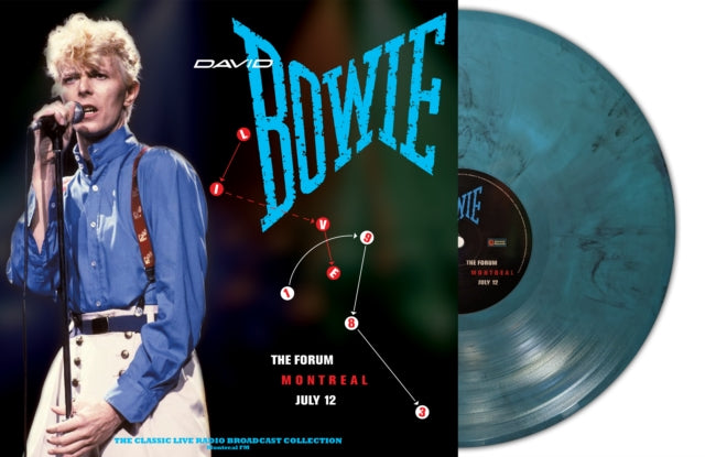 David Bowie – Live At The Forum Montreal 1983 (Turquoise Marble Vinyl 2LP)