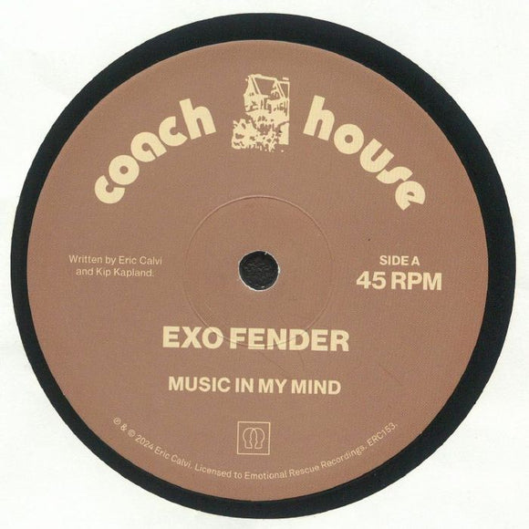 EXO FENDER - Music In My Mind (feat Justin Van Der Volgen edit)