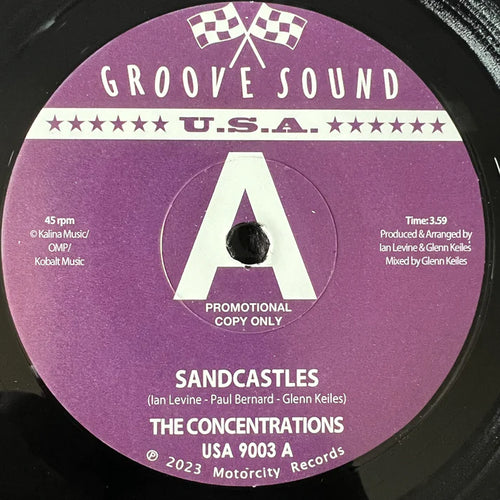 CONCENTRATIONS - SANDCASTLES / I GOT A WINNER IN YOU [7" Vinyl]