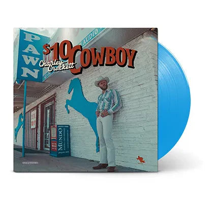 CHARLEY CROCKETT - $10 COWBOY [Blue Vinyl]