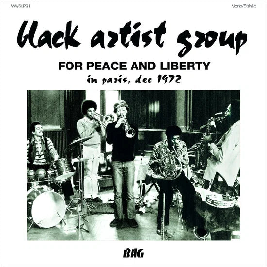 BLACK ARTIST GROUP - FOR PEACE AND LIBERTY - IN PARIS, DEC 1972