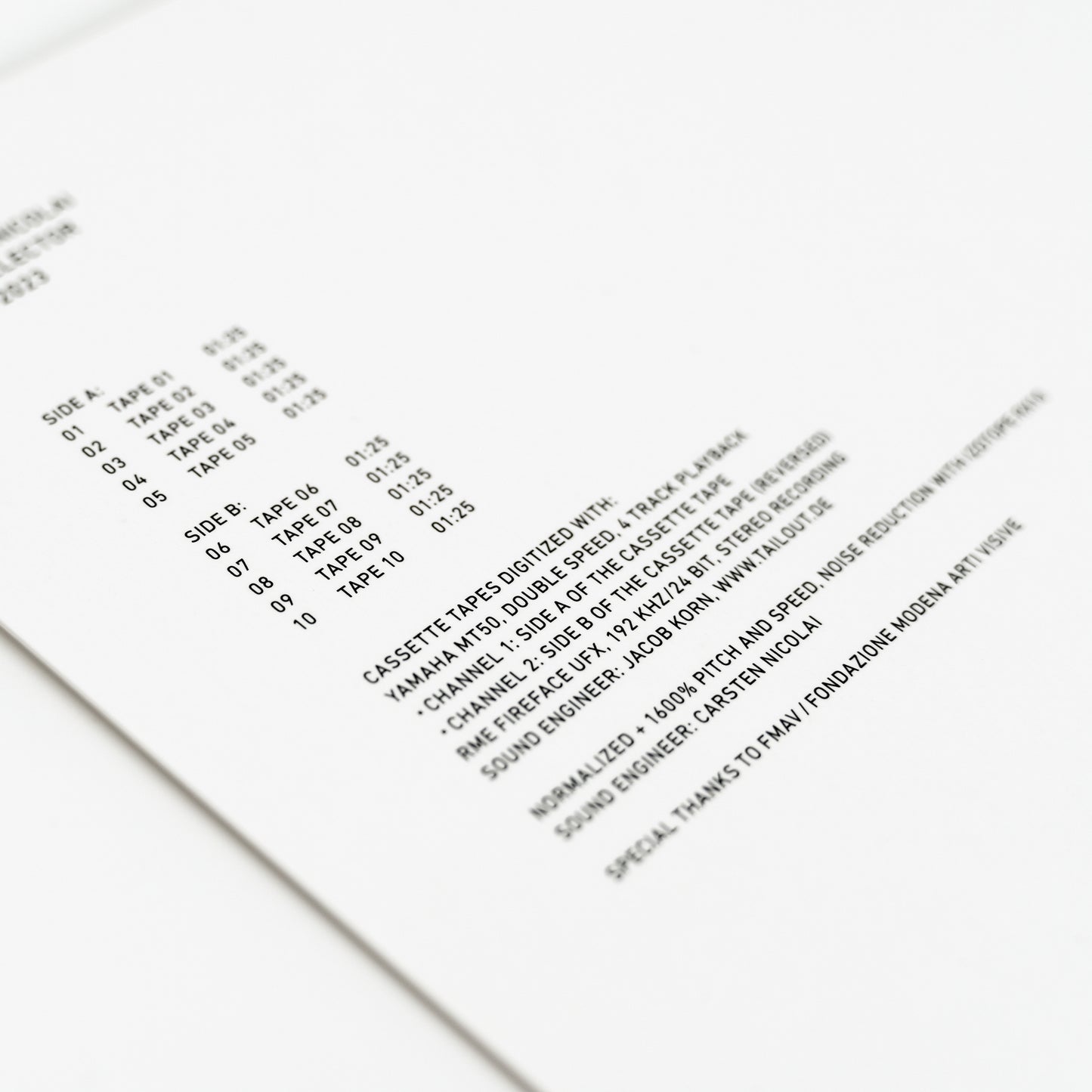 Carsten Nicolai - Ray Collector /(10"LP, Picture Disc, GF, 8p Book)