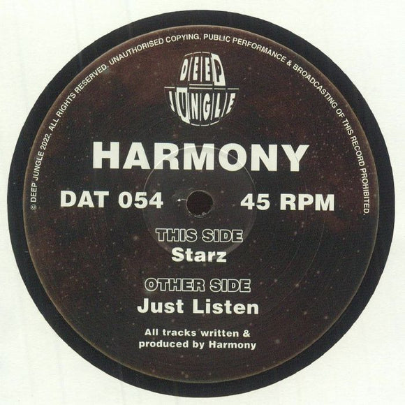 Harmony - Just Listen/Starz EP