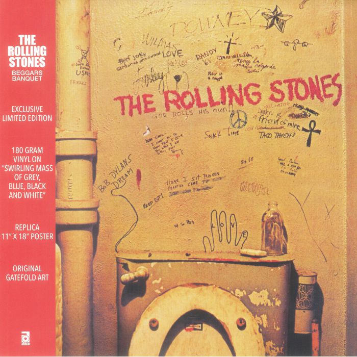 ROLLING STONES - Beggars Banquet (Grey/Blue/Black/White Splatter Vinyl) (RSD 2023)