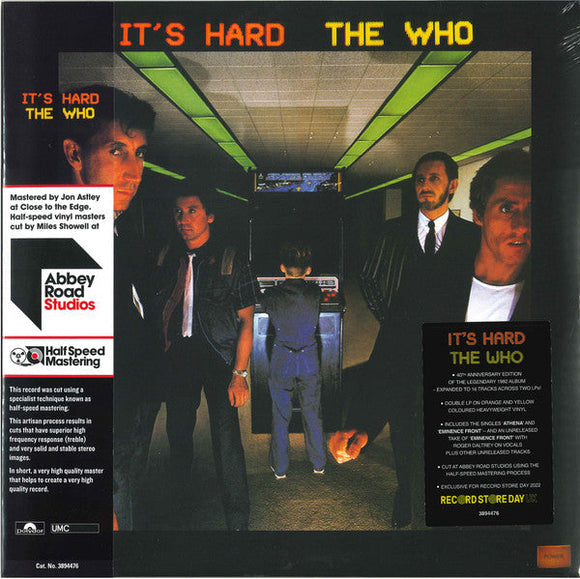 The Who - It's Hard (40th Anniversary Edition) (Orange/Yellow Vinyl) (RSD 2022)