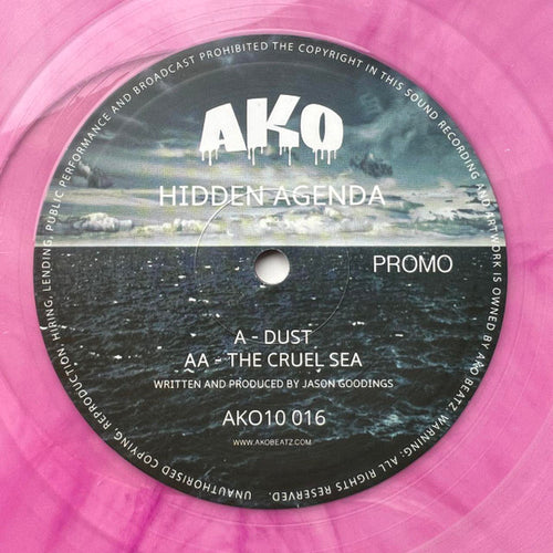 Hidden Agenda - Dust / The Cruel Sea EP (10" Pink Vinyl)