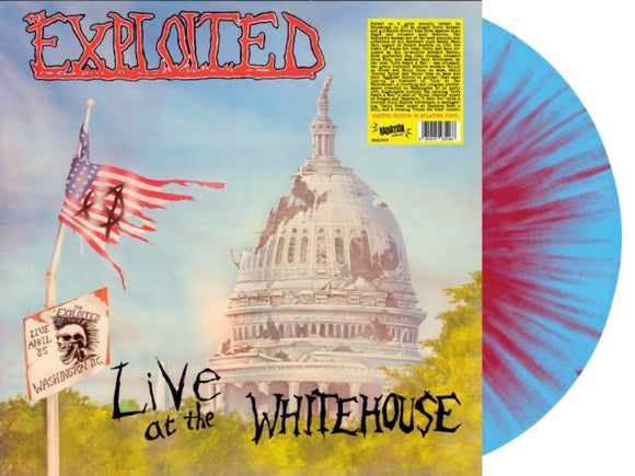 EXPLOITED - LIVE AT THE WHITEHOUSE [Red/Blue splatter LP]