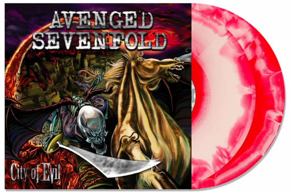 Avenged Sevenfold - City of Evil [Red & White Swirl coloured vinyl]