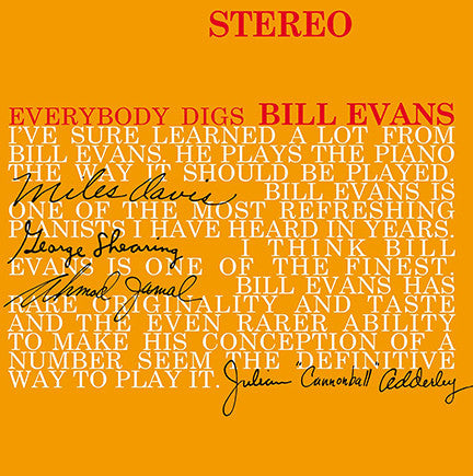 BILL EVANS - Everybody Digs Bill Evans