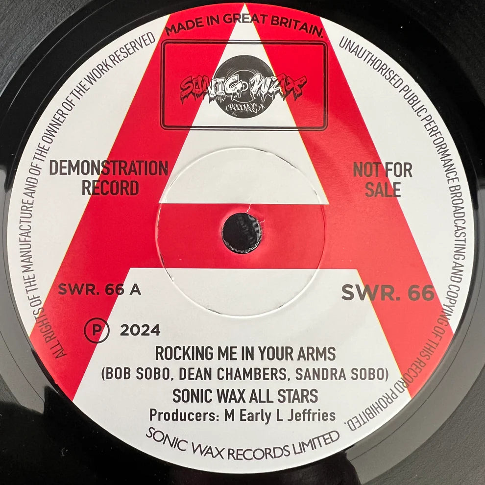 SONIC WAX ALLSTARS - ROCKING ME IN YOUR ARMS – single sided