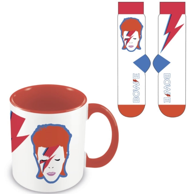 David Bowie (Aladdin Sane) Mug & Sock Set