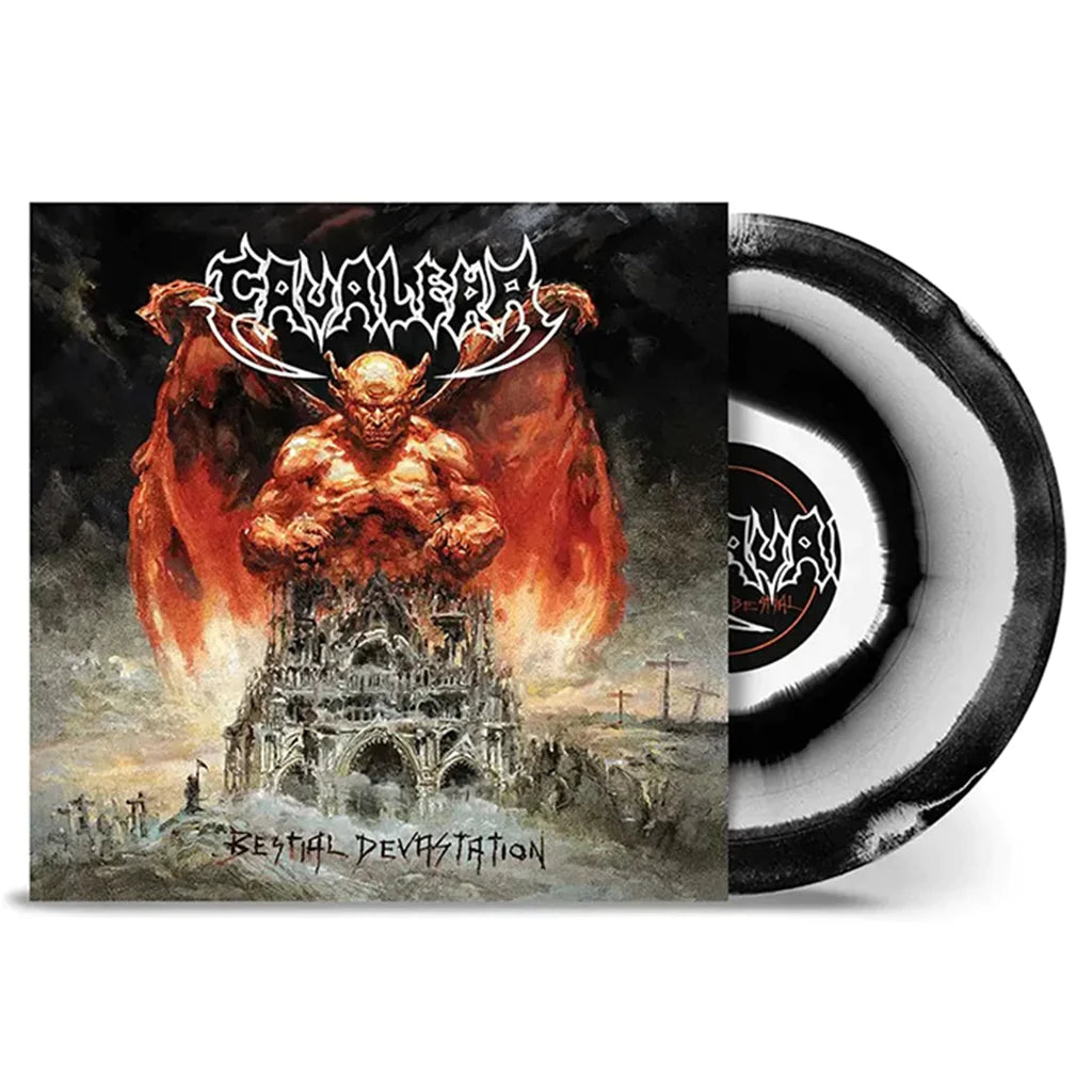 Cavalera - Bestial Devastation (White/Black Corona Vinyl)
