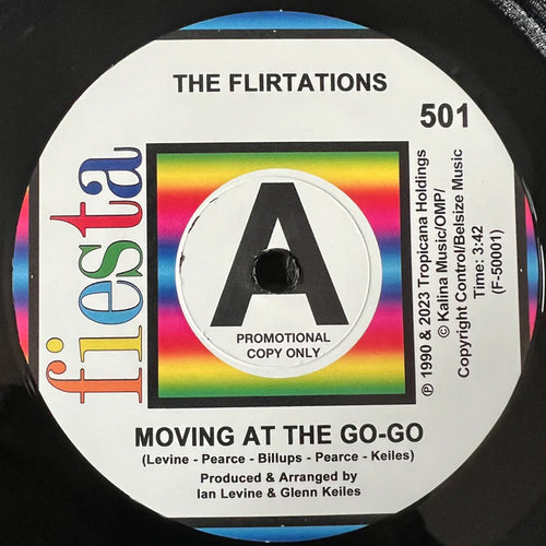 THE FLIRTATIONS - MOVING AT THE GO-GO / QUEEN ON A THRONE [7" Vinyl]