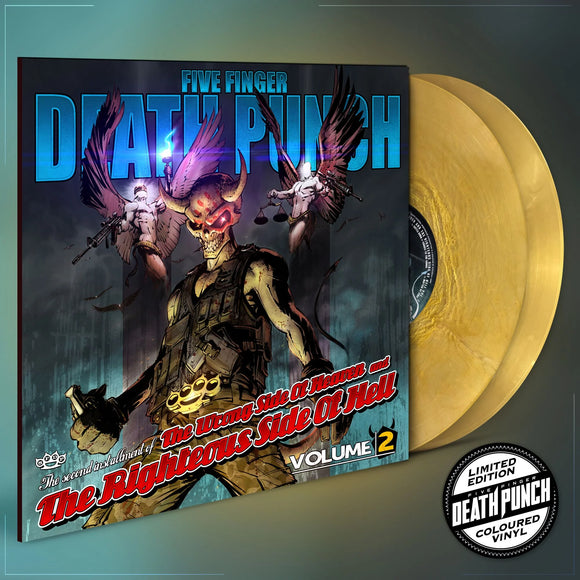 Five Finger Death Punch - The Wrong Side of Heaven and the Righteous Side Of Hell, Vol. 2 [Gold Vinyl]