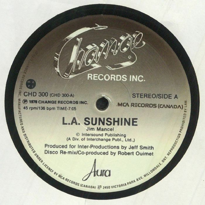 Aura - L.A. Sunshine