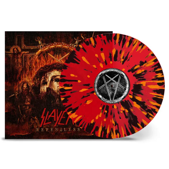 Slayer - Repentless (Transparent Red with Solid Orange/Black Splatter VInyl)