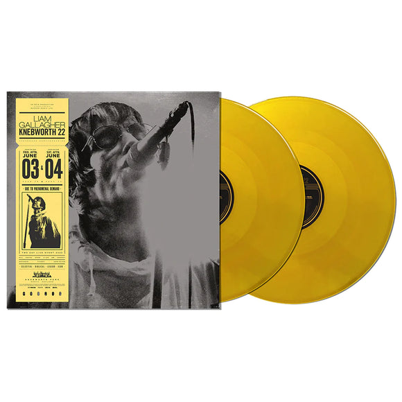 Liam Gallagher - Knebworth 22 [Ltd 2LP 140g Yellow Vinyl]