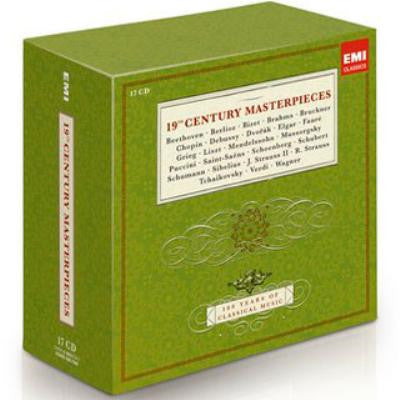 KARAJAN / KEMPE / KLEMPERER / VARIOUS - Beethoven / Bruckner / Faure: 19Th Century Masterpieces (Limited Edition) [17 CD BOXSET]
