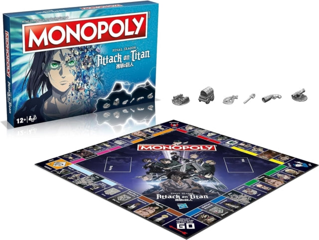 ATTACK ON TITAN - Attack On Titan The Final Season Monopoly