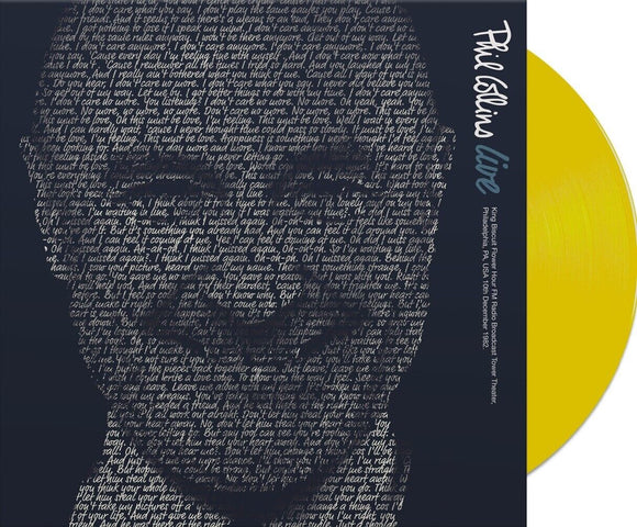 PHIL COLLINS - Live (Yellow Coloured Vinyl)