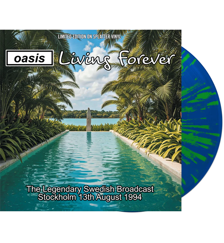 OASIS - Living Forever (Blue & Green Splatter Vinyl)