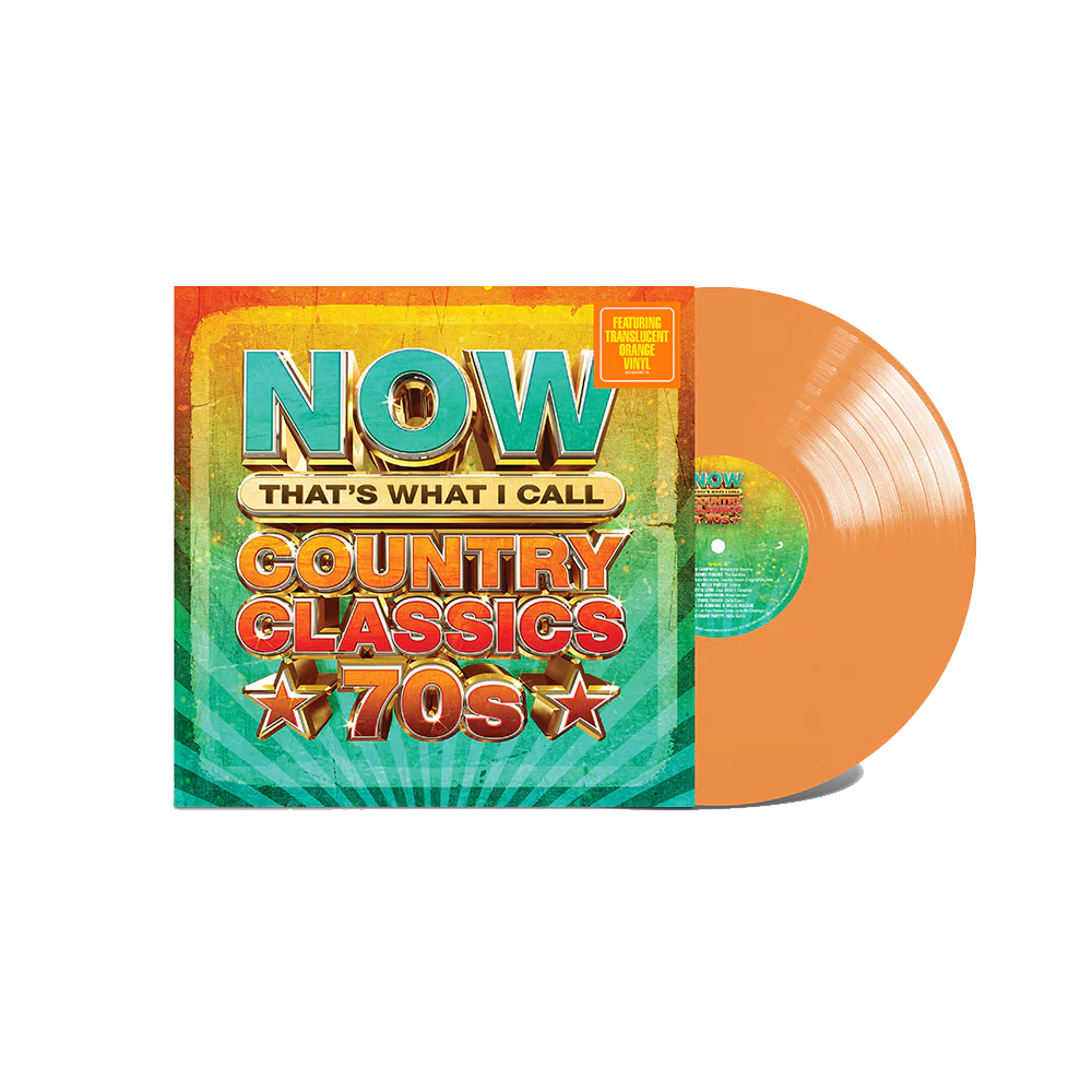 VARIOUS ARTISTS - Now Country Classics '70s (Translucent Orange Vinyl)