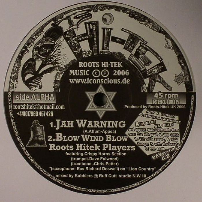 Roots Hitek Players – Jah Warning / Lion Country 10”