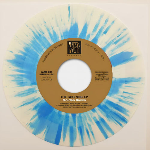 Take Vibe - Golden Brown (feat. Take Vibe) [7" Blue Splatter Vinyl]