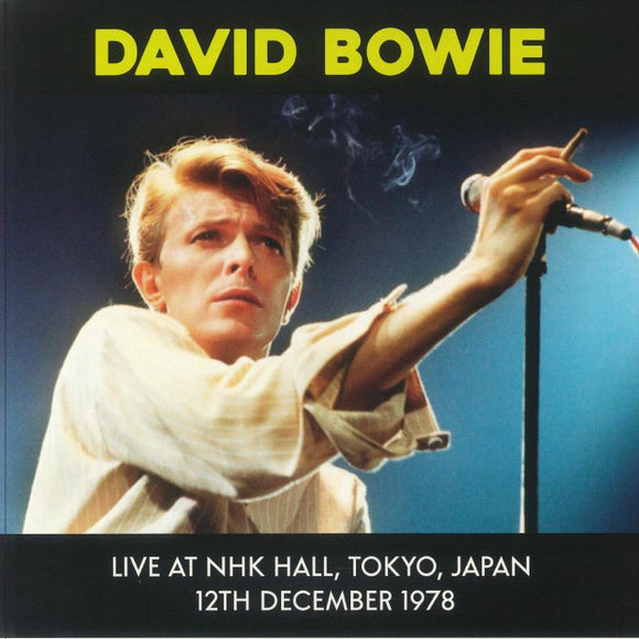 DAVID BOWIE - Live At Nhk Hall. Tokyo. Japan 12Th December 1978 (Pink Vinyl)