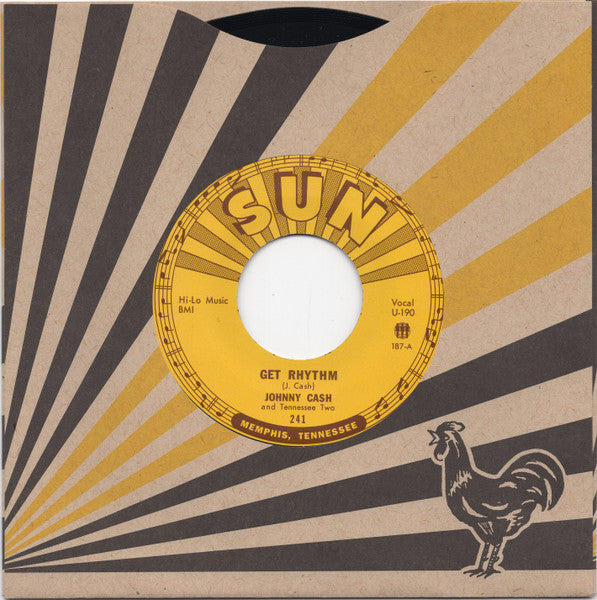 JOHNNY CASH - GET RHYTHM / I WALK THE LINE