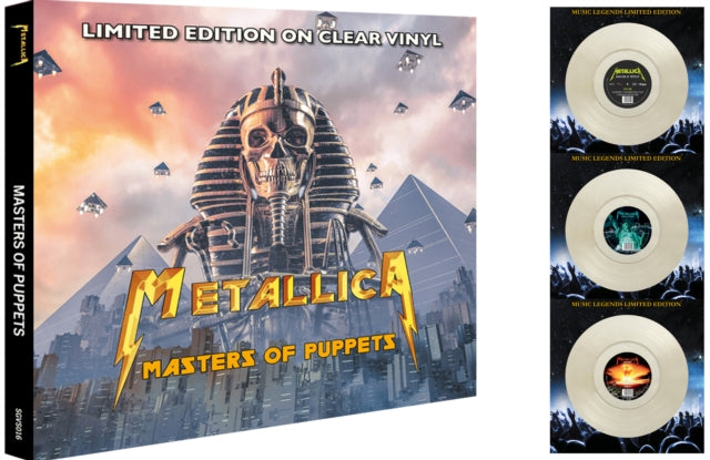 METALLICA - Master Of Puppets (Clear Vinyl 3LP) – Horizons Music