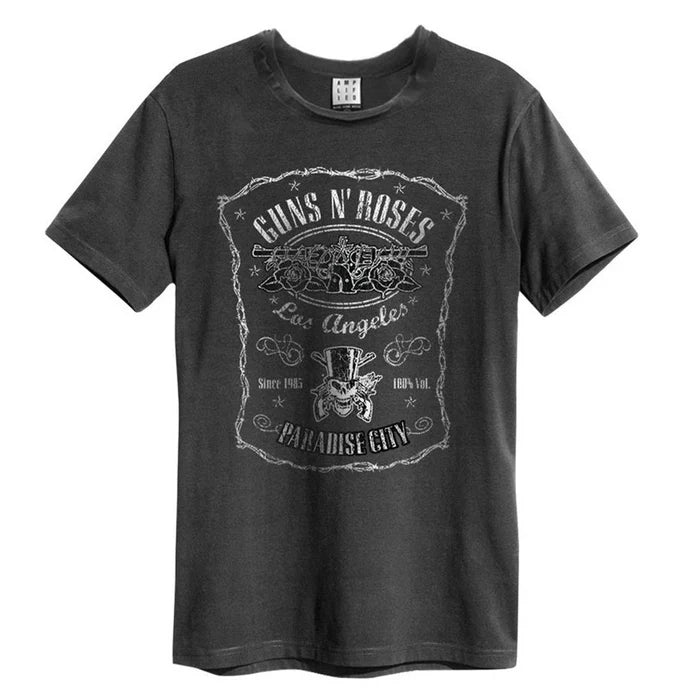 GUNS N' ROSES - L.A Paradise City T-Shirt (Charcoal)