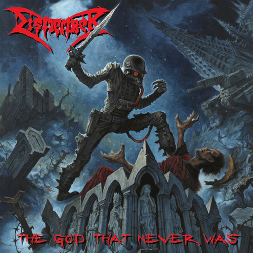 Dismember - The God That Never Was (Blue in red split Vinyl)