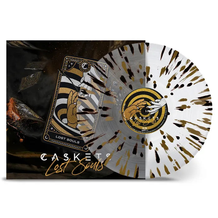 Caskets - Lost Souls (Clear with Gold Black Splatter Vinyl)