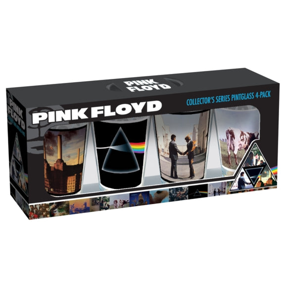 Pink Floyd - Pink Floyd Album Covers 16 oz 4 Pack Pint Glasses
