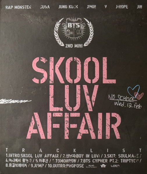 BTS - Skool Luv Affair (2nd Mini Album) [CD] – Horizons Music