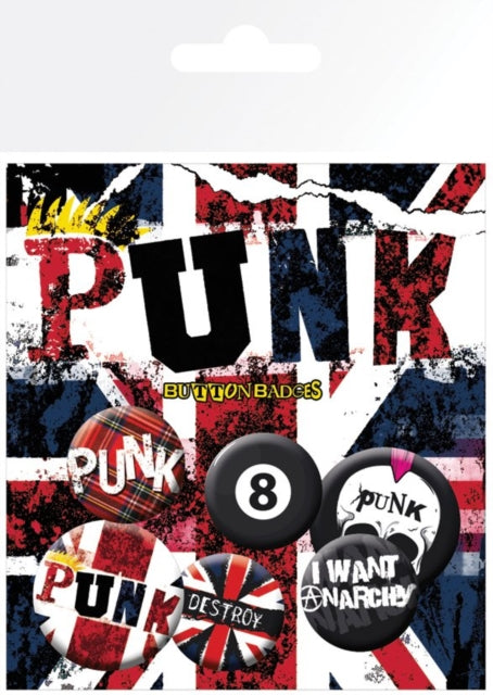 PUNK - PUNK UNION JACK BADGE PACK