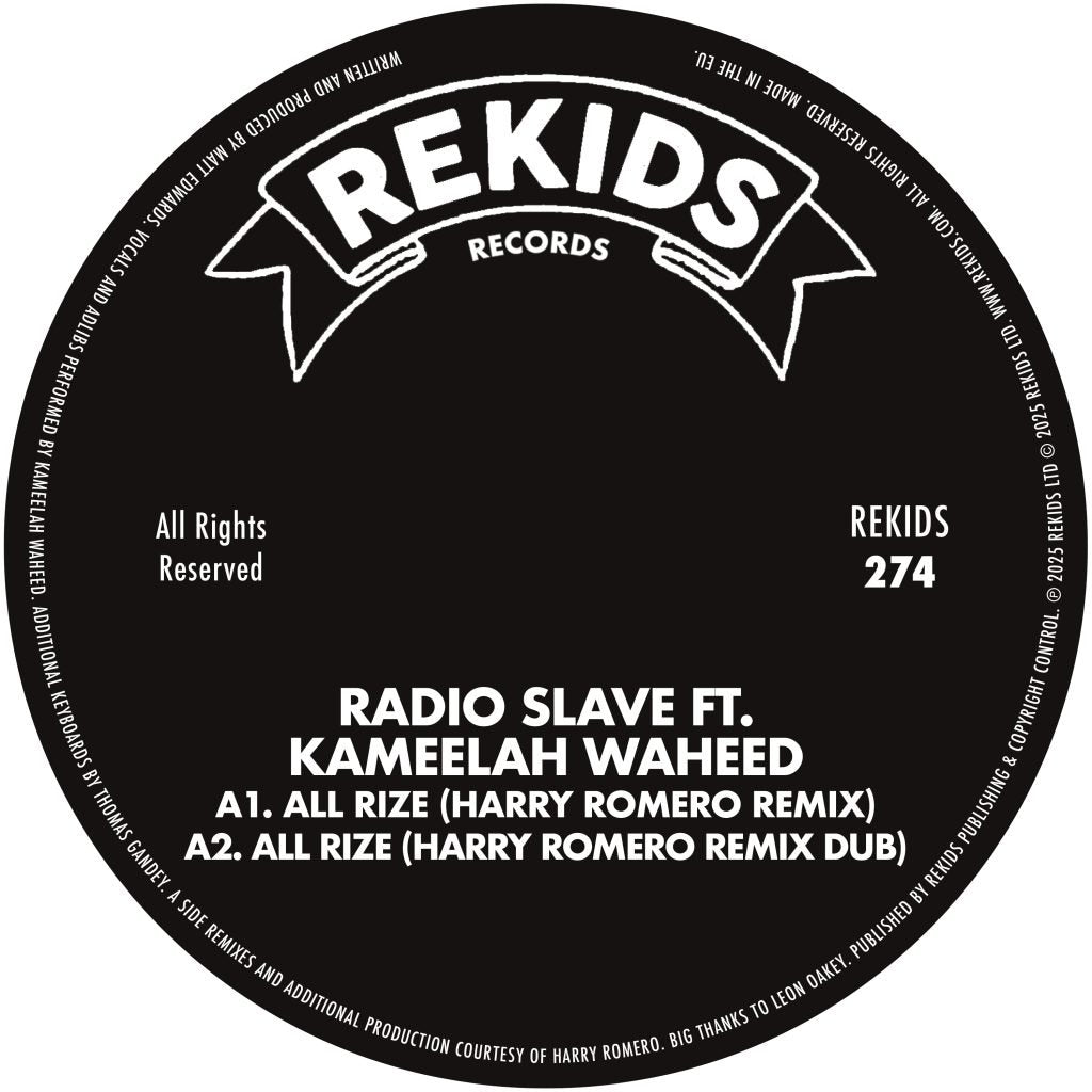Radio Slave ft. Kameelah Waheed - All Rize (Remixes)