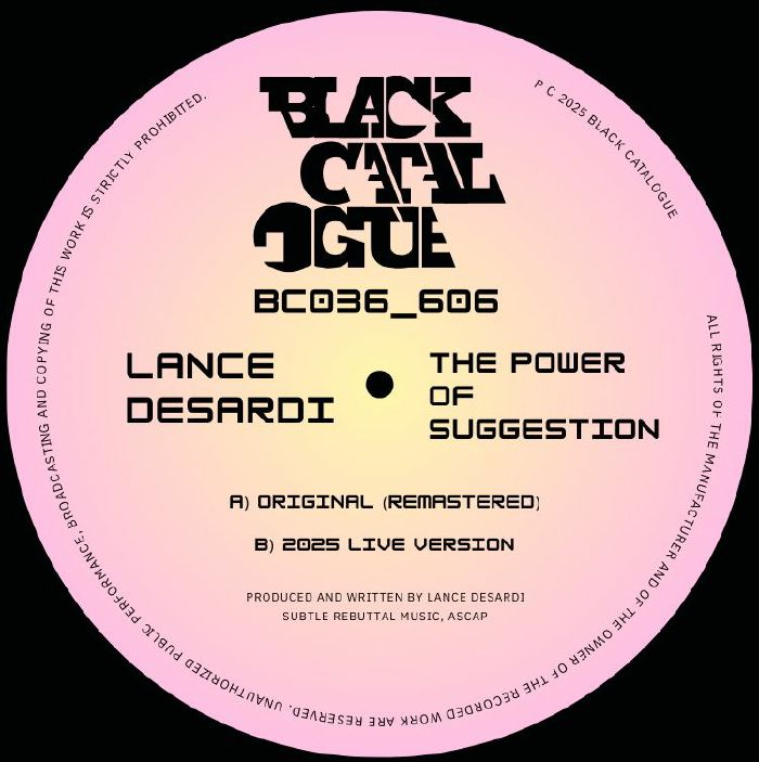 Lance DESARDI - The Power Of Suggestion (remastered)