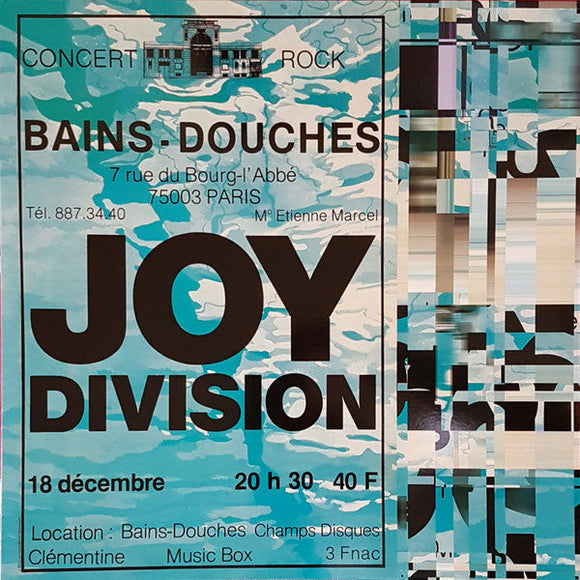 JOY DIVISION - Live At Les Bains Douches / Paris December 18 / 1979