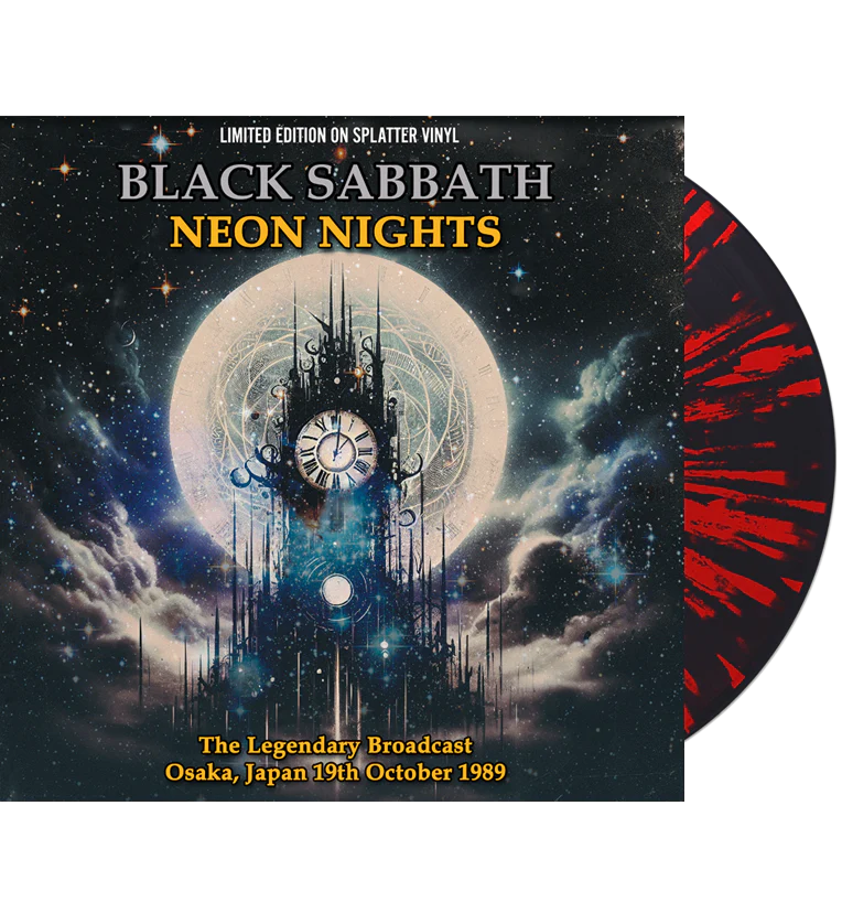 BLACK SABBATH - Neon Nights (Black & Red Splatter Vinyl)