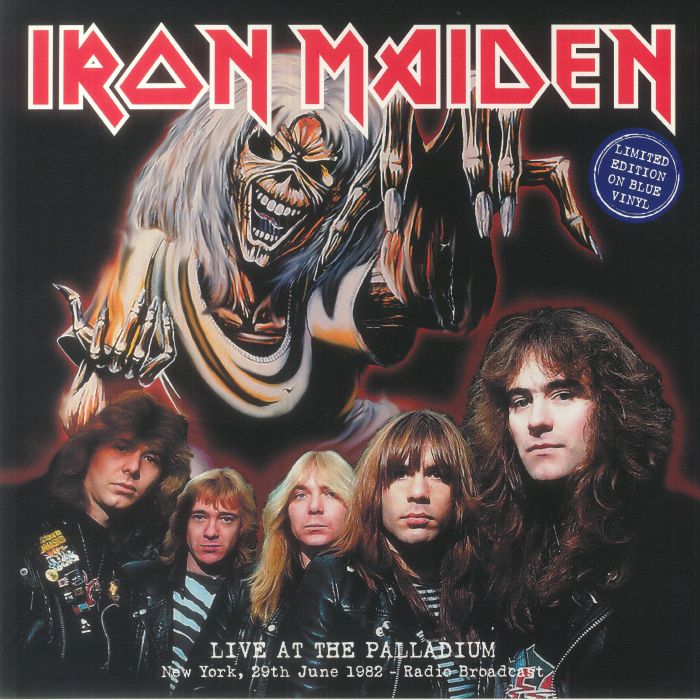 IRON MAIDEN - Live At Palladium. New York. 29Th June. 1982 - Radio Broadcast (Blue Vinyl)