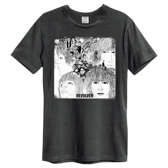 BEATLES - Revolver T-shirt (Charcoal)