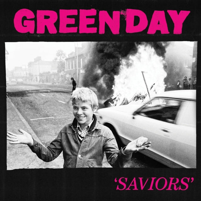 GREEN DAY - SAVIORS (BLACK/PINK VINYL) (RSD STORES EXCLUSIVE)