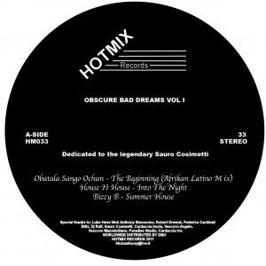 Various - Obscure Bad Dreams Vol. 1 - Dedicated To The Legendary Sauro Cosimetti
